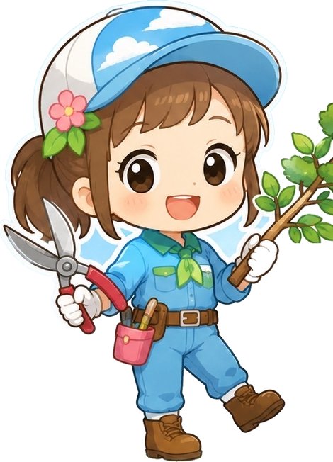 青空造園マスコット 剪定ちゃん