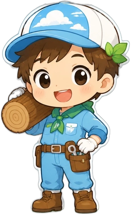 青空造園マスコット ウッド君